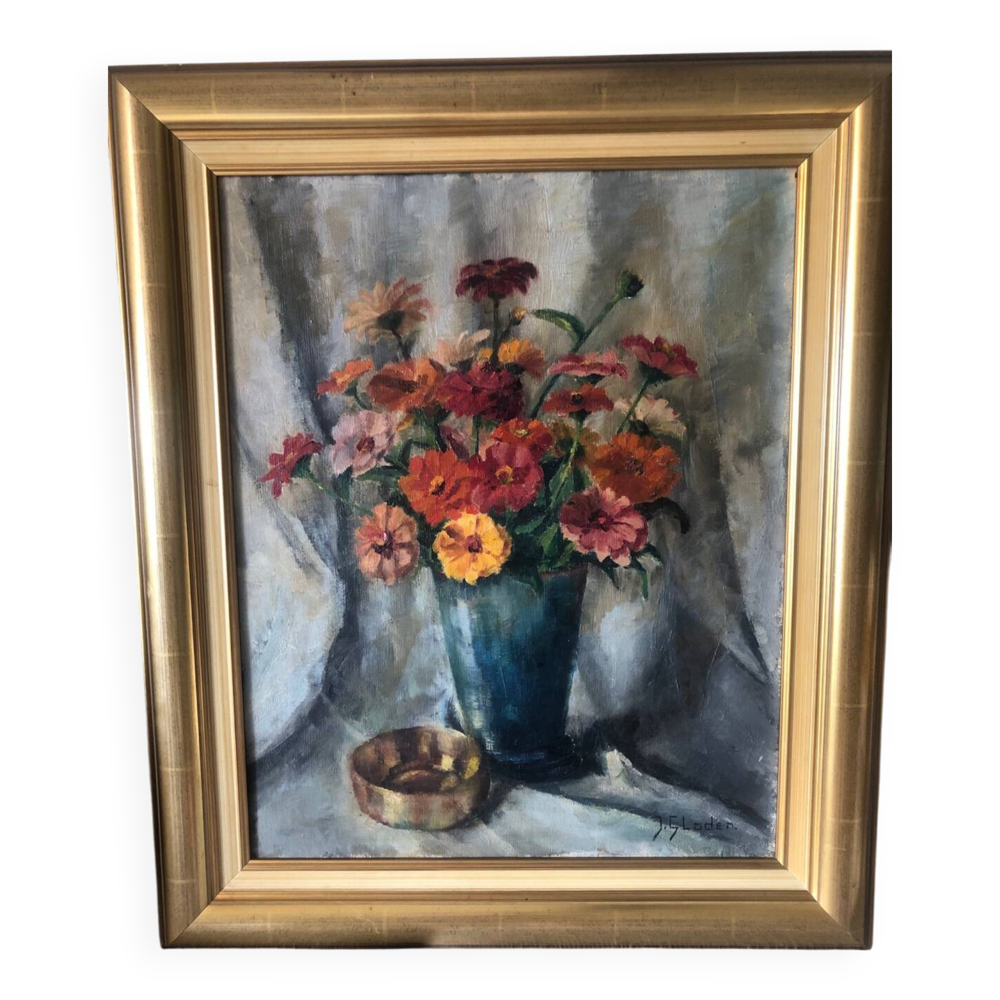 Antique signed painting