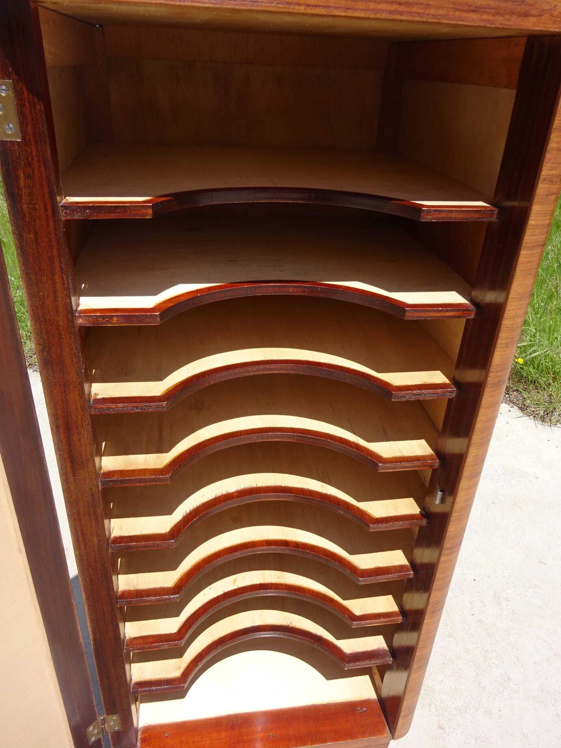 Art Deco column furniture, filing cabinet