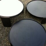 Low tables with reversible trays