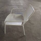 Vintage garden metal armchair