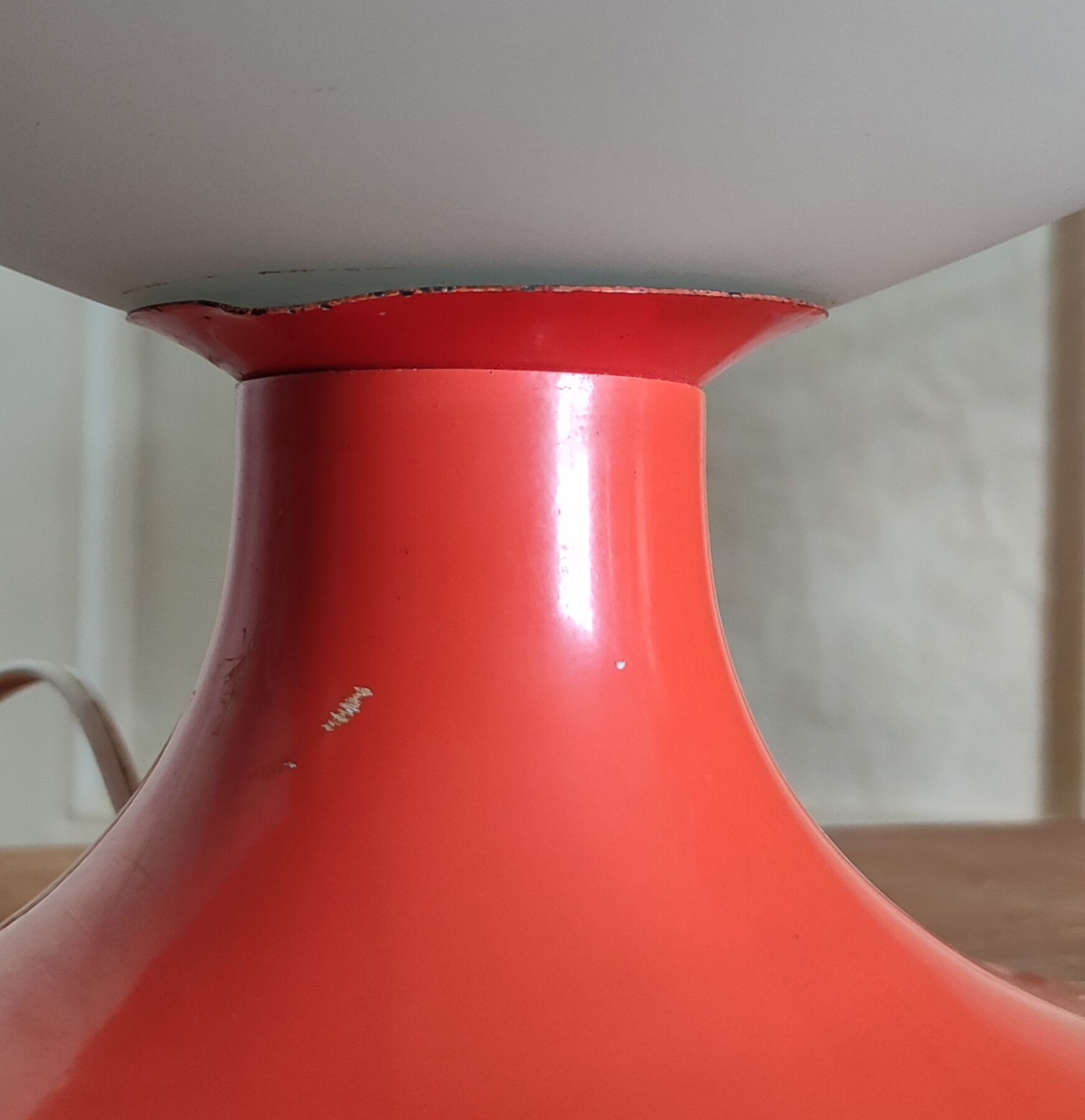 Vintage orange lighting year 1970