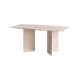 Table à manger en marbre travertin, Italie, années 90