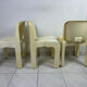 3x vintage Universale chair Joe Colombo Kartell