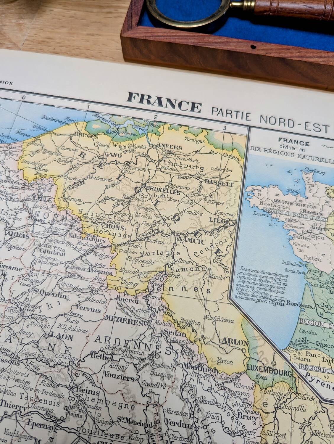 Printed in 1900, Northeast France.