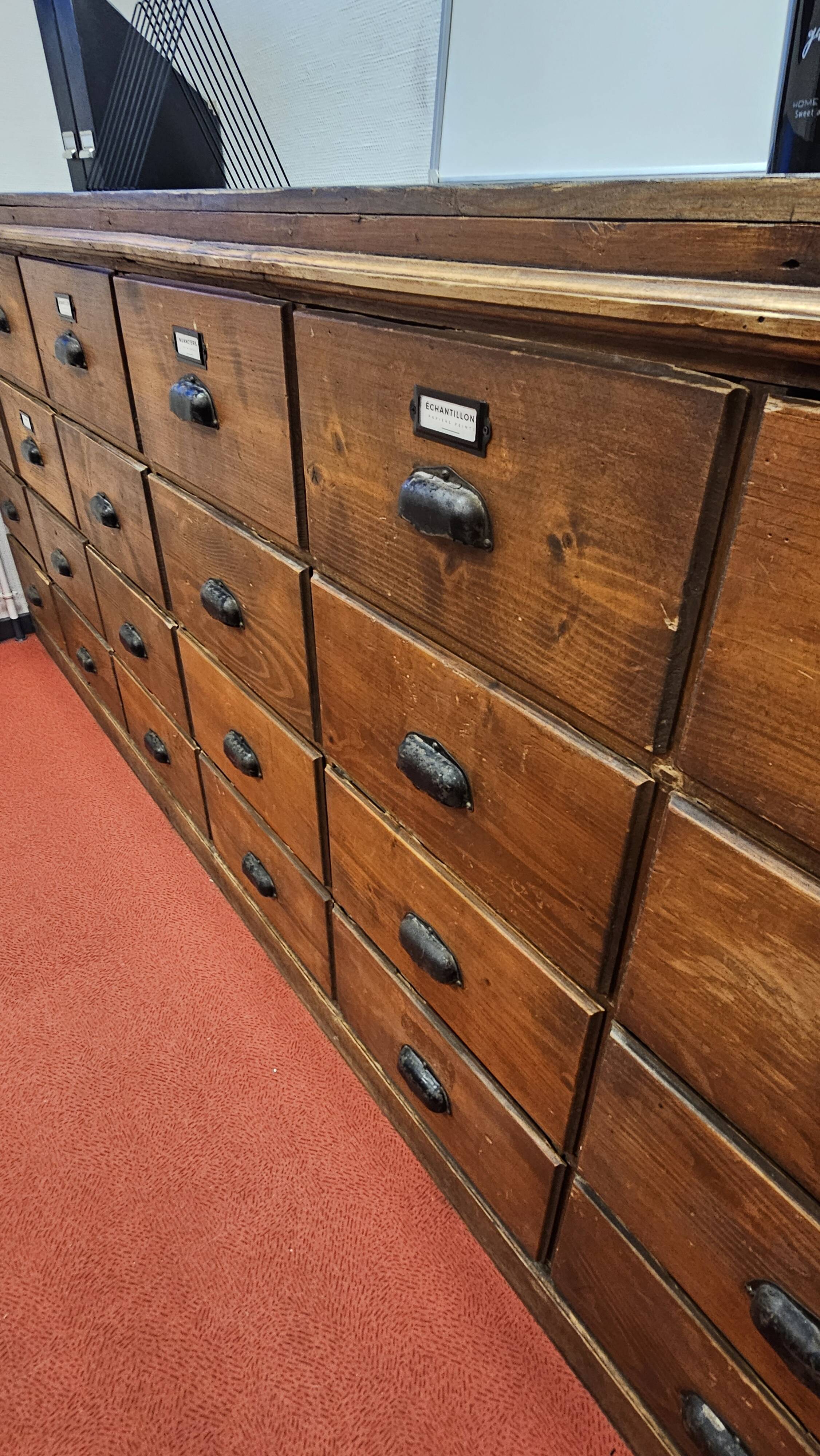 Large optician's cabinet
