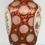 Porcelain vase mounted in lamp