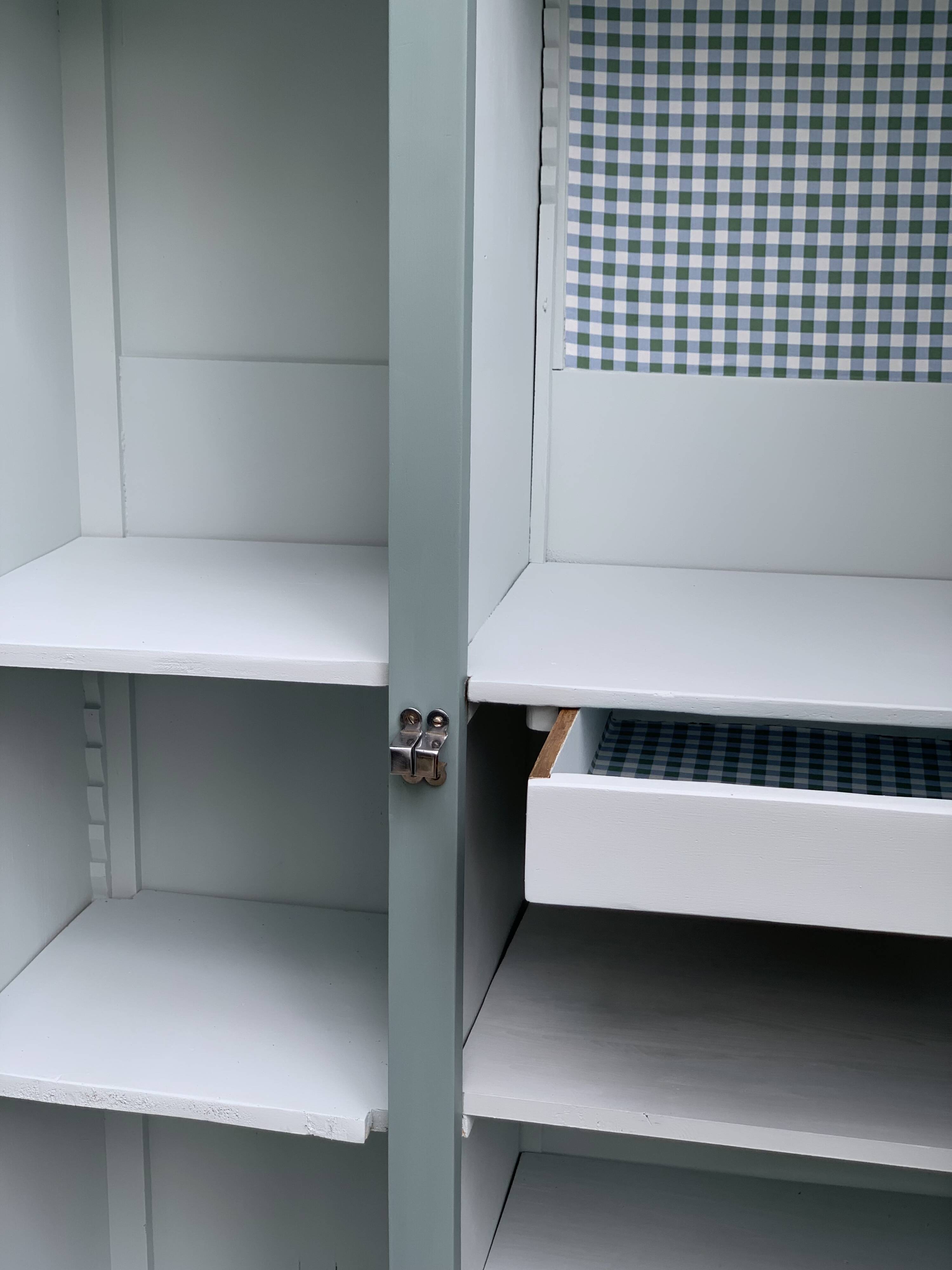 Mado 1940 blue/grey green kitchen cabinet buffet