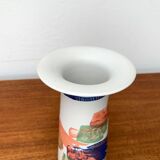 Vintage German ceramic vase Postmodern Alta Mira series by Gilbert Portanier for Rosenthal, 1980s.