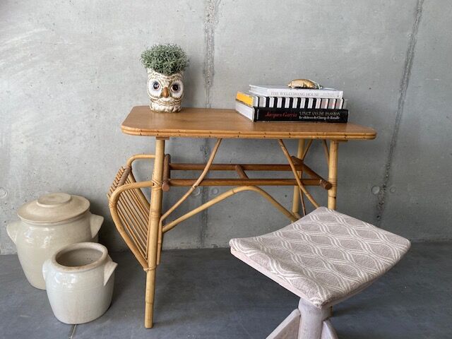 Rattan desk