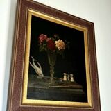 Still life, oil on canvas, signed