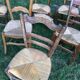 Chaises paillées