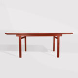 Extendable dining table designed by Kurt Østervig for KP møbler