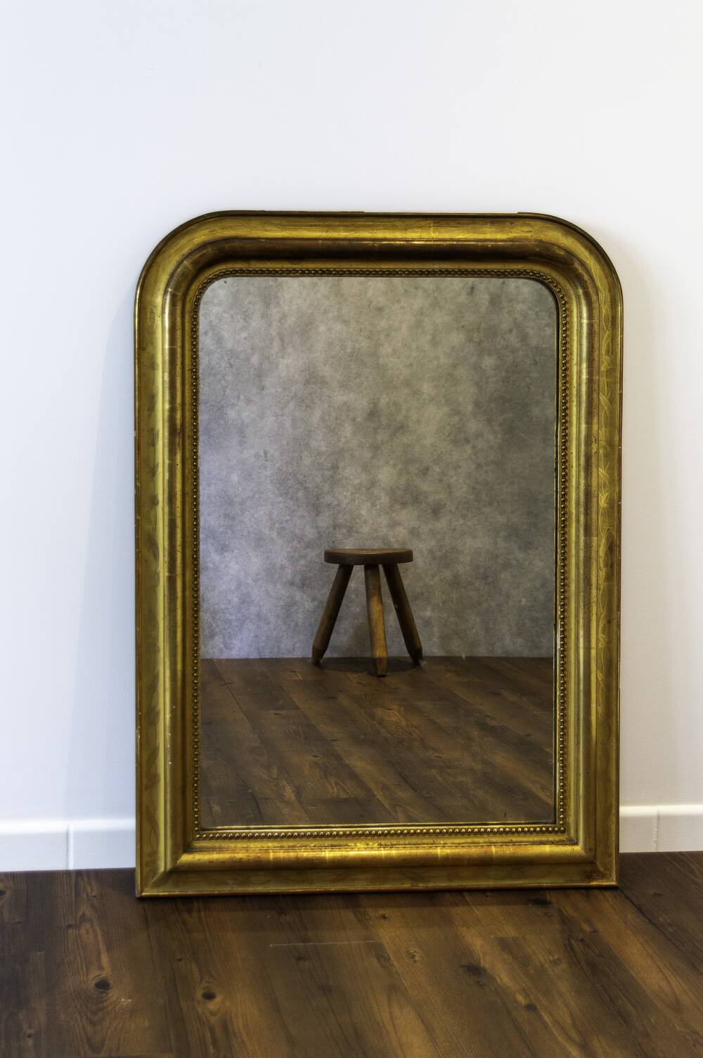 Louis-philippe mirror in golden wood