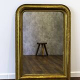 Louis-philippe mirror in golden wood
