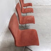 Early set of 4 'Oxford' swivel chairs by Arne Jacobsen for Fritz Hansen, 1966