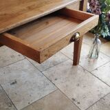 Solid oak farmhouse table 260x100