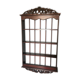 Etgère murale en bois sculpté pour collection ou autre.