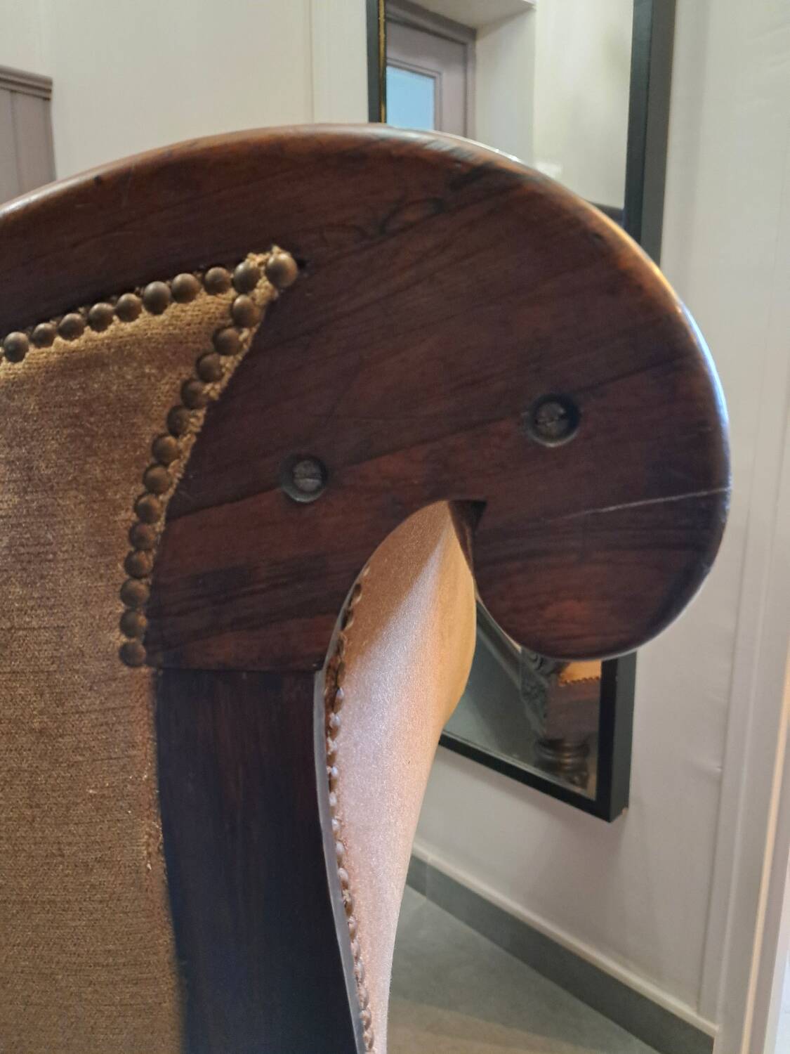 Napoleon III daybed in rosewood