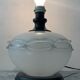 Lamp base in Scavo Murano glass paste