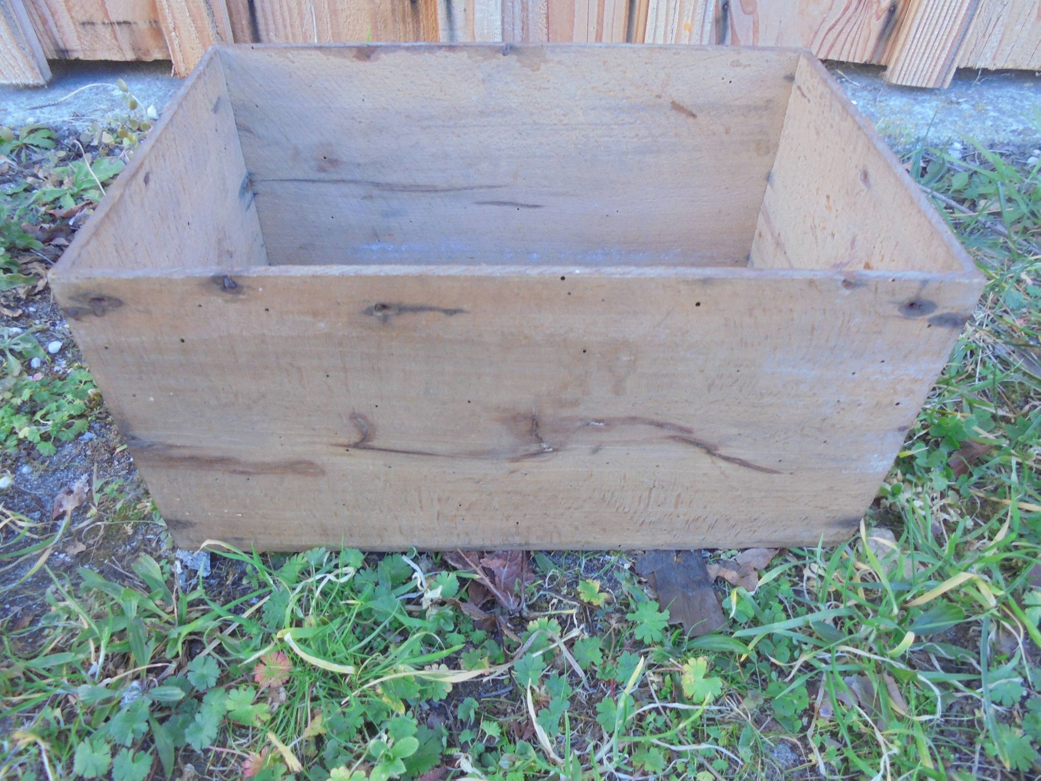 Caisse en bois savon au bois de panama mortier l'hoir