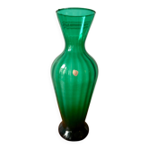 Italian blown glass vase