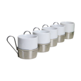Set of 5 Letang Remy espresso cups, 1980s