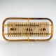 Bamboo and rattan coat rack in mid-century style attributed to Olaf Von Bohr, Italy, 1950s.