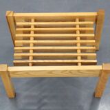 1960s Wooden Bench for Flower Pot, Czechoslovakia