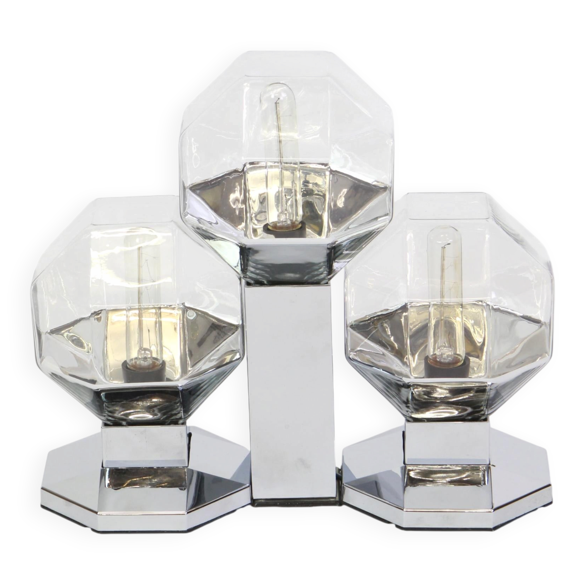 Pair of Two Wall Sconces by Motoko Ishii for Staff, Germany, 1970s