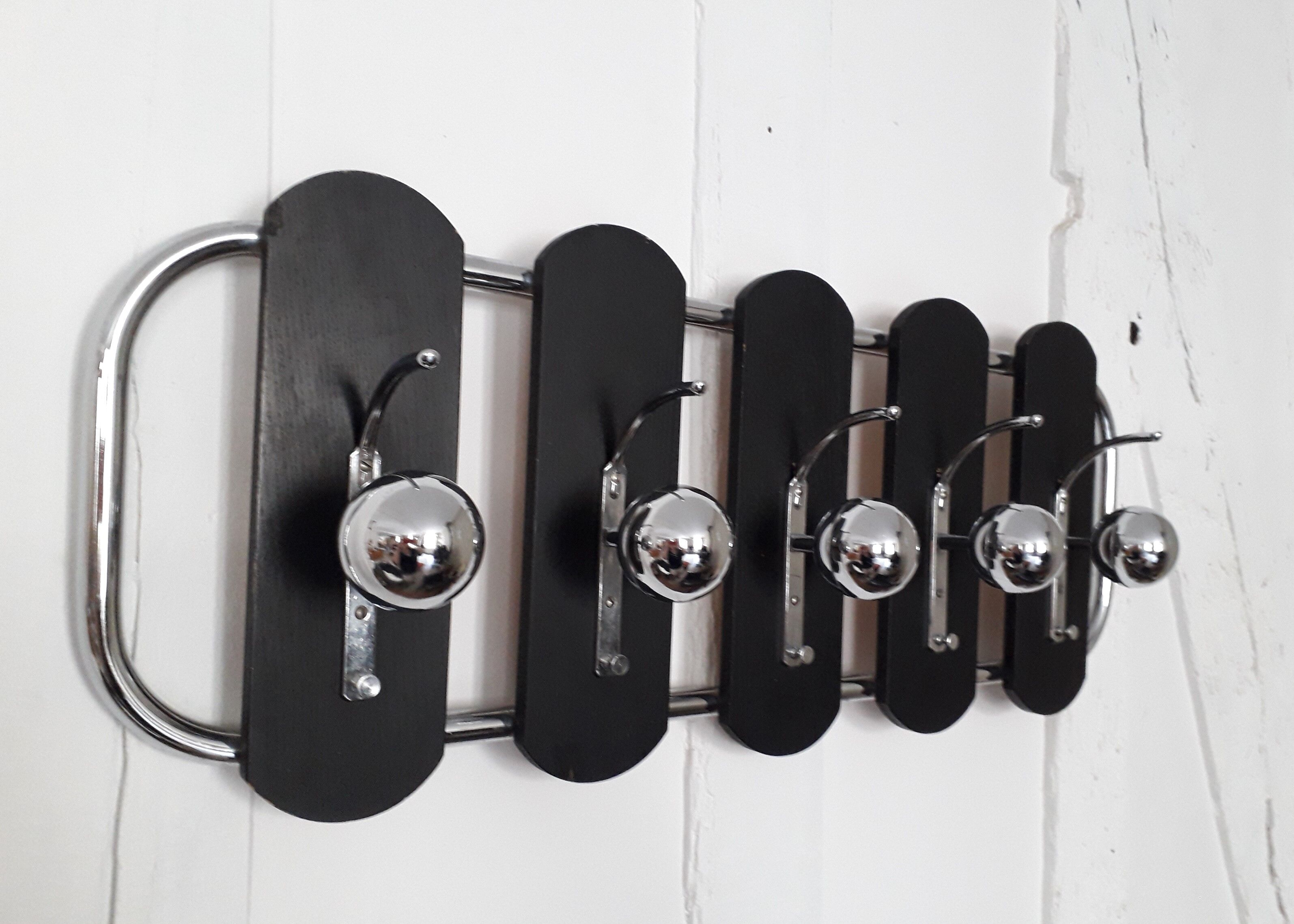 Vintage wall coat rack