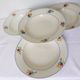 Set of 4 soup plates from the Gien factory, Nice model, in porcelain