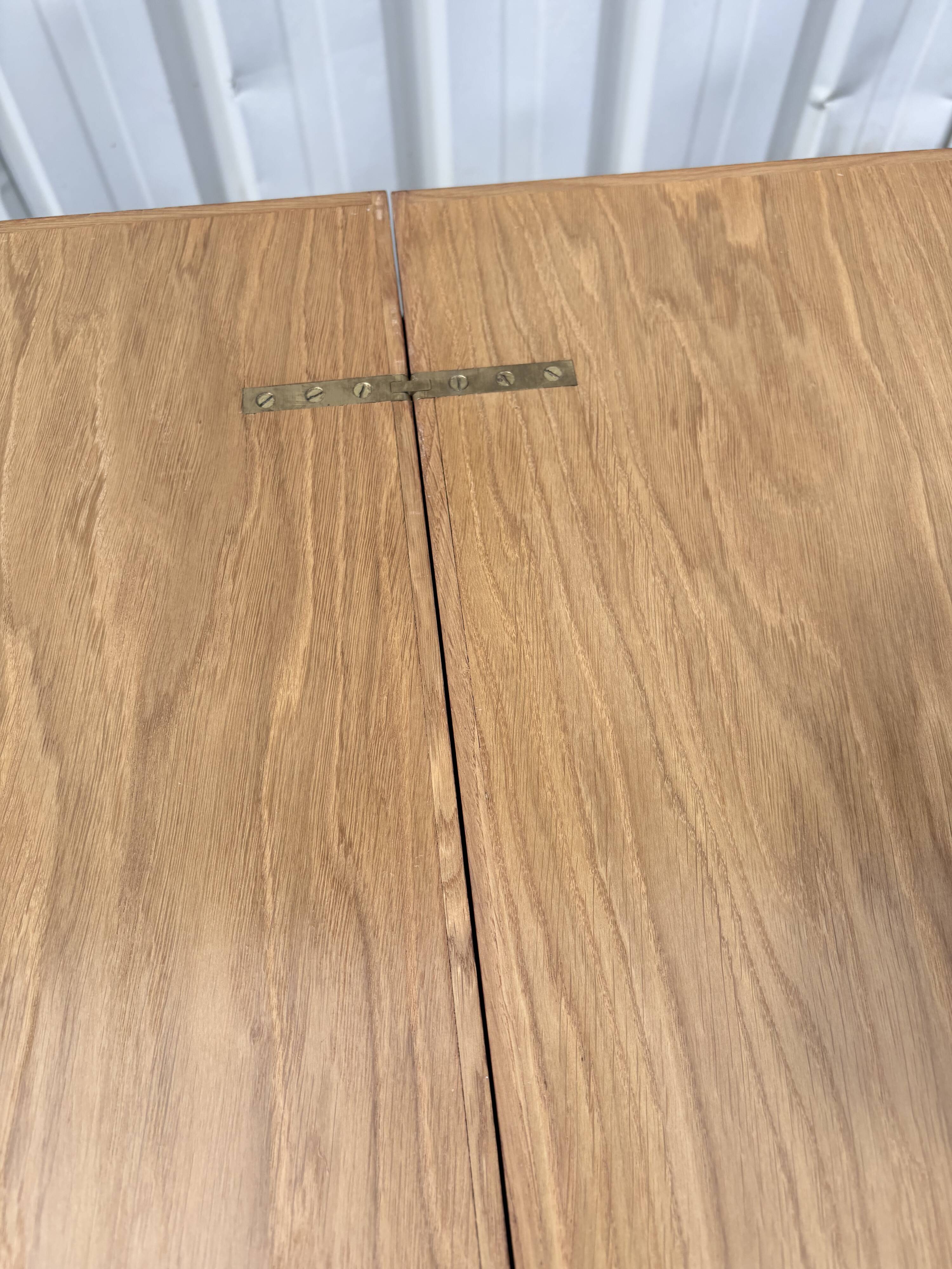 Extendable Scandinavian table from the 1950s – light wood