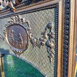 Antique trumeau mirror