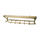 Porte-chapeaux et porte-manteau en bois courbé