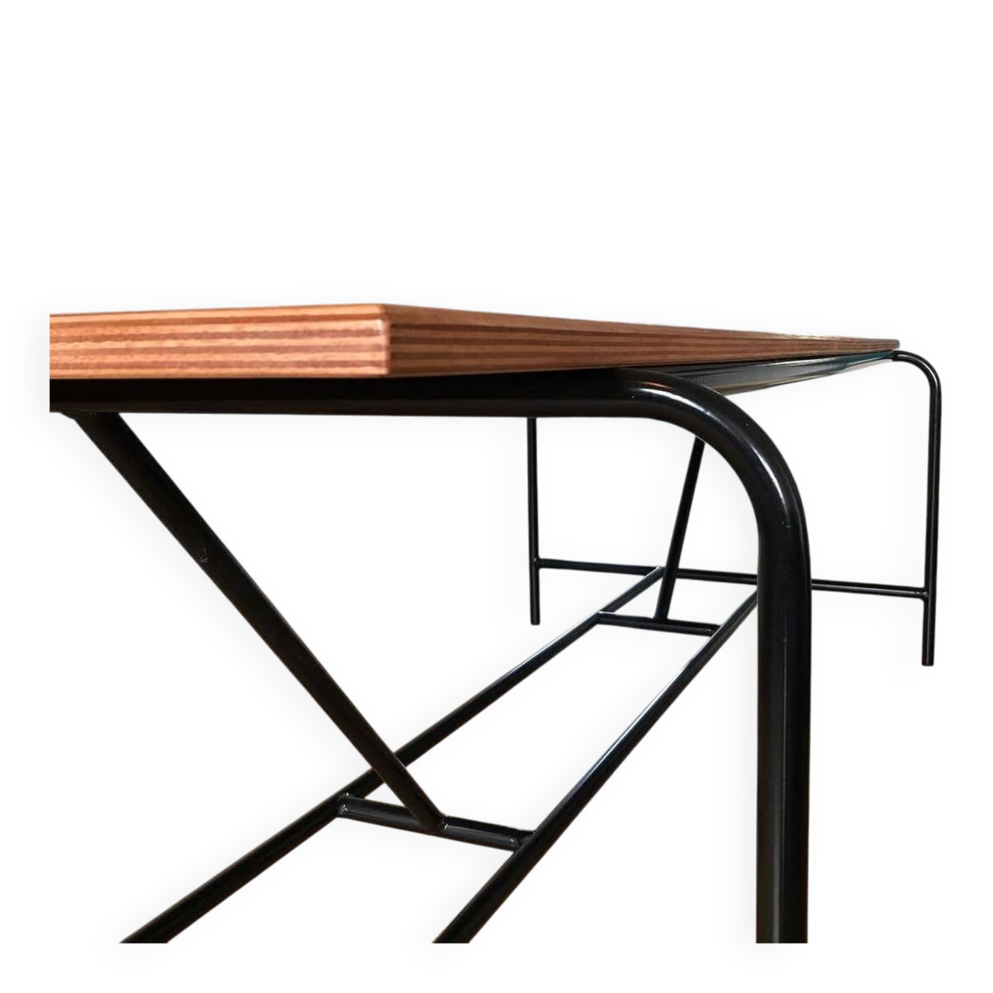 Dining table designed by a cabinetmaker - industrial style / unique piece