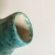 Vase de céramique en terre émaillée années 60s