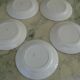 5 flat plates CREIL Montereau model Queen