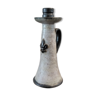 Stoneware candle holder