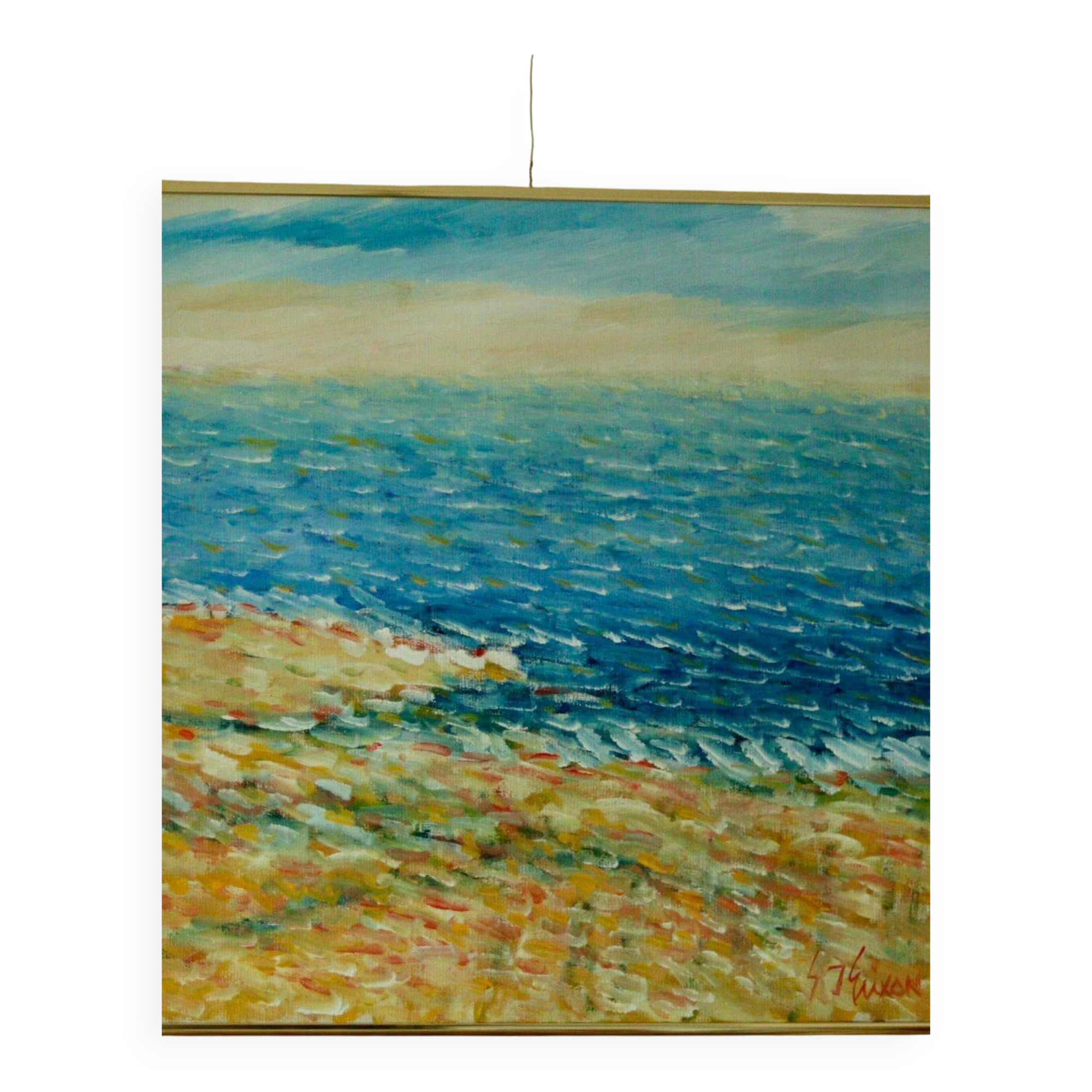 Coastal landscape by Gunnar Ingemar Erixon, 1992