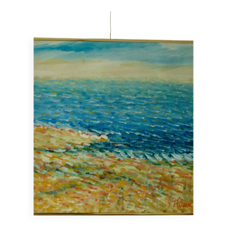 Coastal landscape by Gunnar Ingemar Erixon, 1992