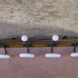 Vintage wall coat rack