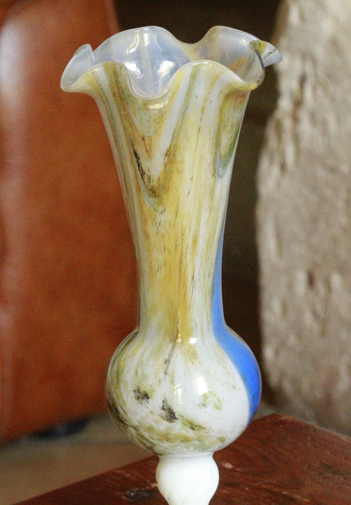 Vase en opaline