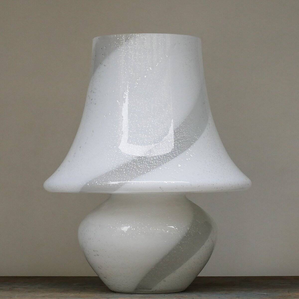 Lampe de table Mushroom en verre de Murano par Manifattura di Murano, années 70