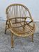 Vintage 1960s rattan armchair for children