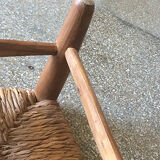 Pair of mid-century mulched stools