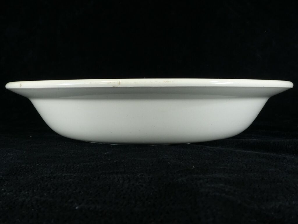 Former plat rond creux in earthenware from badonviller