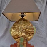 Art deco marble lamp
