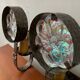 Appliques vintage en ferforgé et pâte De verre Murano des années 50-60