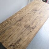 Solid oak farmhouse table