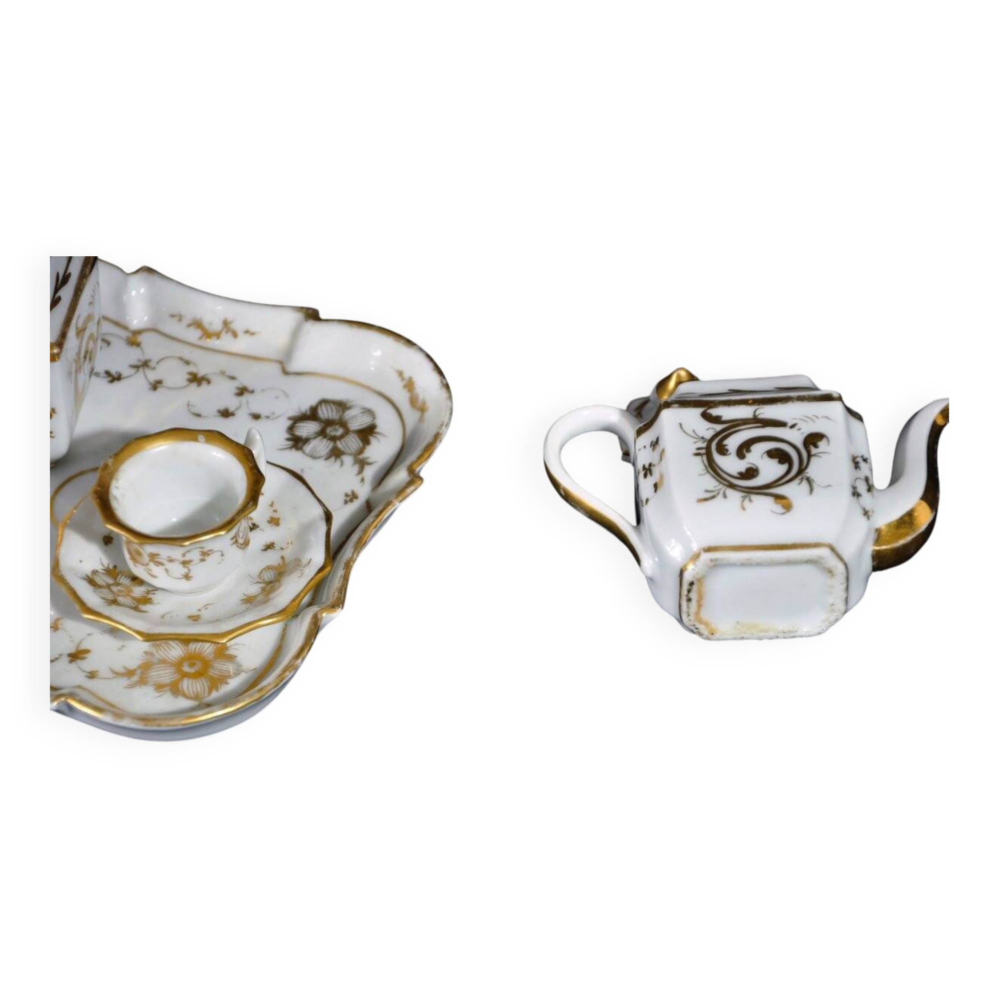 Miniature porcelain service "Old Paris" Napoleon III period